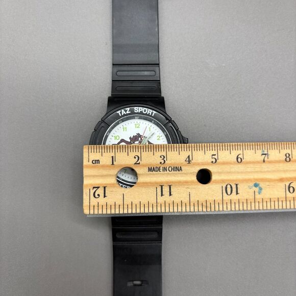 Taz Sport Armitron Quartz Watch Looney Tunes 1993 Warner Bros Soccer Boxed Works - Picture 10 of 11